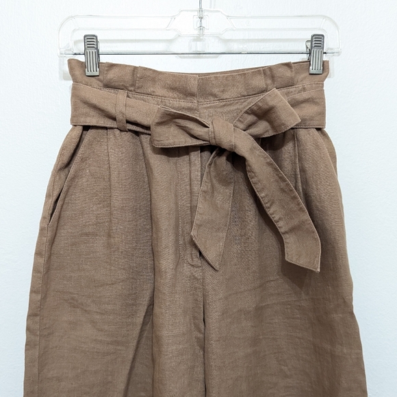 Brown Paper Bag Wide Leg Pants - Picture 5 of 6